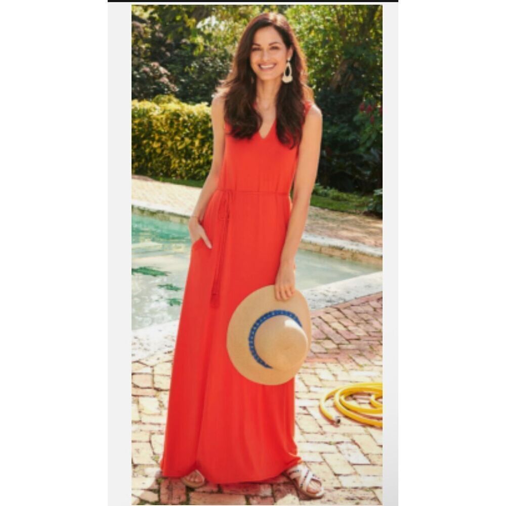 Matilda Jane NWT Brilliant daydream in the breeze maxi dress with pockets  L